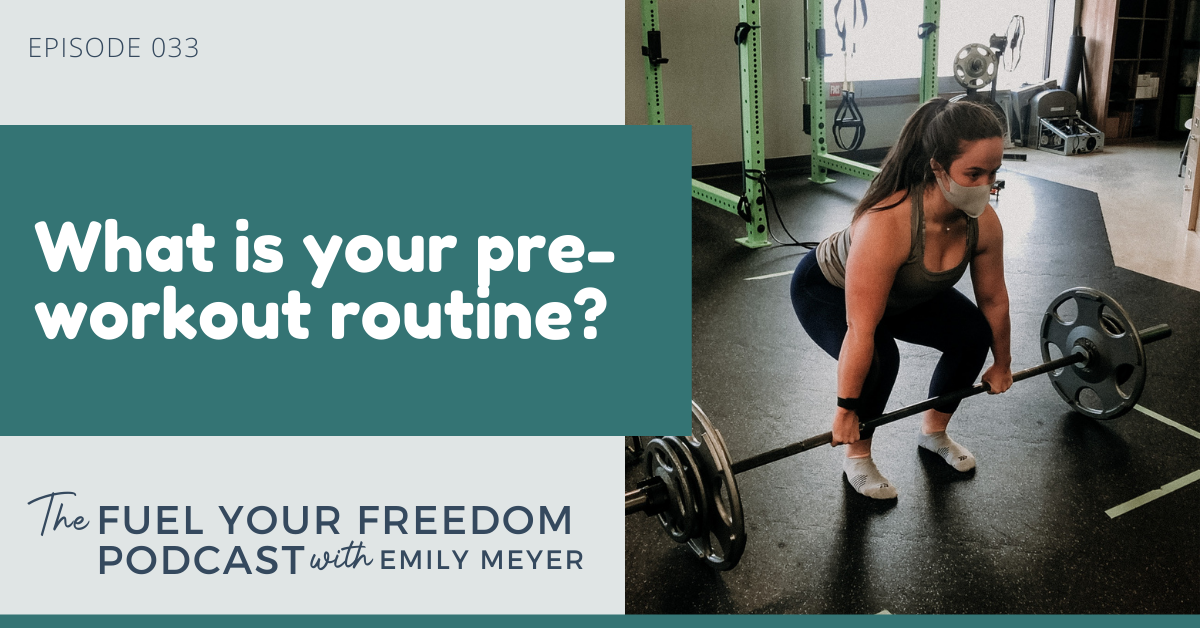 What is your pre-workout routine?